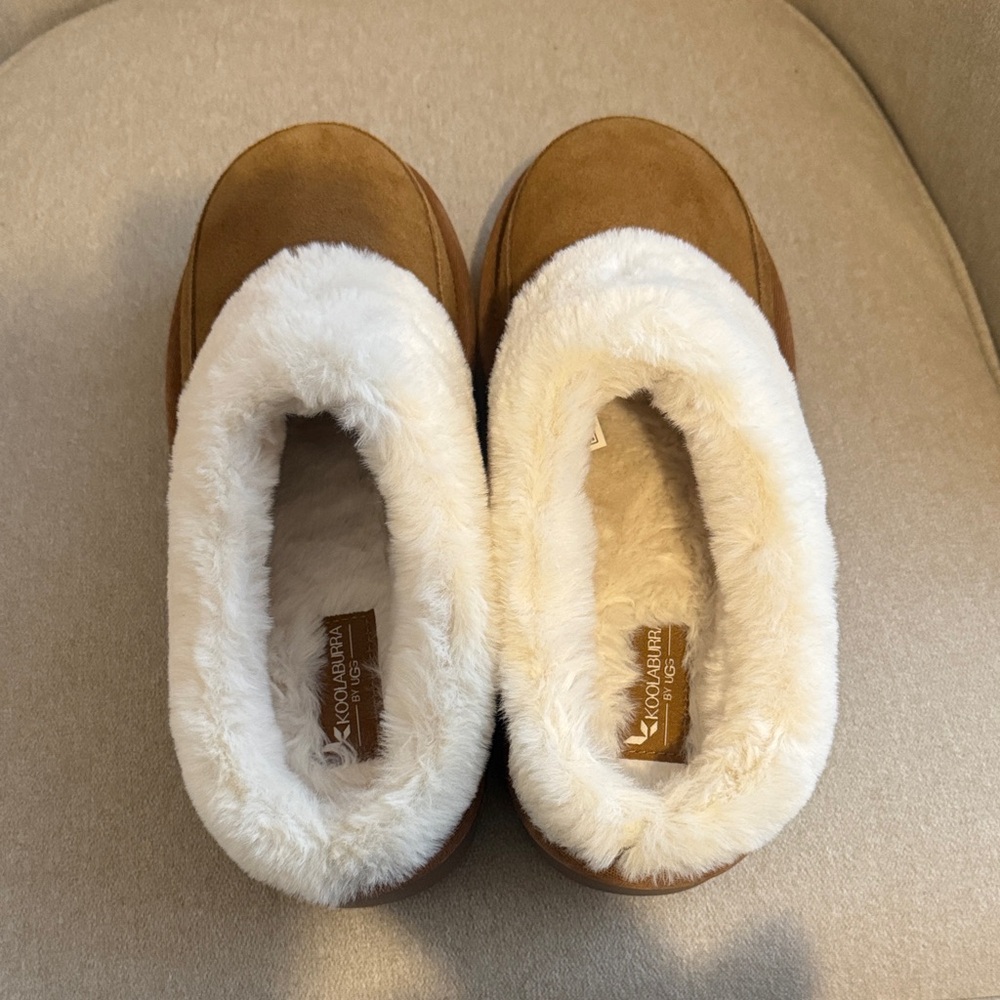 Koolaburra Tan and White Women's Shoes